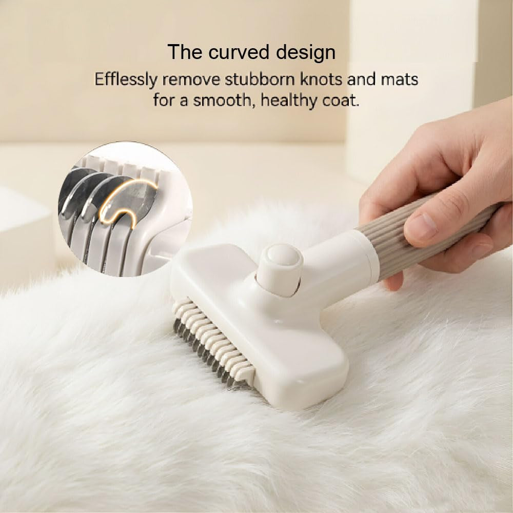 3 in 1 Self-Cleaning Pet Grooming Brush Set for Dogs & Cats