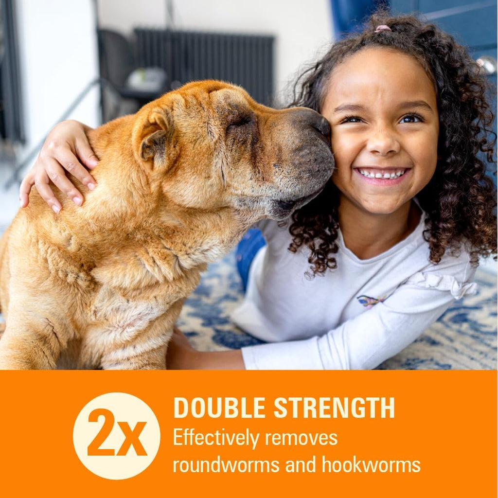 7 Way Liquid Dewormer for Dogs 2 Oz Broad Spectrum Canine Anthelmintic Suspension Removes Hookworms and Roundworms for Dogs up to 120 Lbs